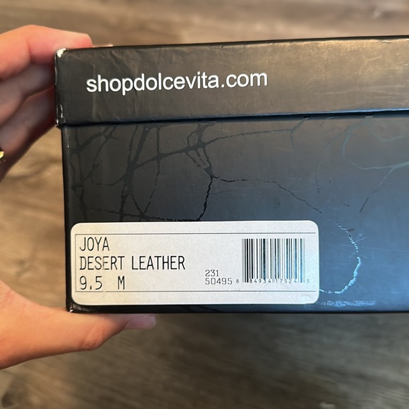 DOLCE VITA Joya Desert Leather Knit Zip Chunky Heels - Picture 9 of 10